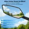 Fahrradspiegel für E-Bike, 360° Klappbar & Drehbar Fahrrad Produktbild-Vorschau 5