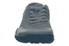 A front view of a gray sneaker with a black sole against a white background. Produktbild-Vorschau