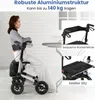 COSTWAY Rollator faltbar, 2in1 Rollstuhl & Reiserollator Produktbild-Vorschau 8