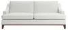 Beige Couch mit knöpfen American Style Sofa Polster Sitz Produktbild-Vorschau 1