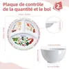 Omgoods - Ensemble de 4 assiettes et bols de contrôle des Voir les images du produit 2