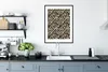 MuchoWow® Gerahmtes Poster Pantherdruck - Aquarellfarbe - Produktbild-Vorschau 4