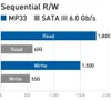 SSD Team Group MP33, M.2 2280 256 GB PCI-e 3.0 x4 NVMe Náhled obrázku produktu 3