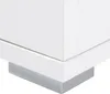 CASARIA® Kommode Weiß mit 2 Türen 74x71x35cm Holz Modern Produktbild-Vorschau 5