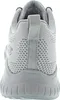 The back view of a gray Skechers women's sneaker. Voir les images du produit