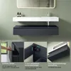 Mai & Mai Badmöbelset 150x48x25cm Unterschrank Anthrazit Produktbild-Vorschau 6
