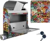 banjado Design Briefkasten Stahl silber mit Zeitungsfach Produktbild-Vorschau 7