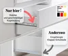 Kommode mit 4 Schubladen 80x100 cm Kommode weiß schmal Holz Produktbild-Vorschau 6