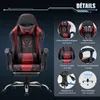 Chaise gaming ergonomique, avec repose-pieds, capacité de Voir les images du produit 2
