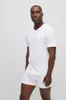 BOSS Herren T Shirts Classic V Ausschnitt kurzarm reine Produktbild-Vorschau 2