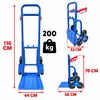 Treppensackkarre 200 Kg – Klappbarer Transporthelfer Mit Produktbild-Vorschau 2