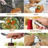 2 Stück Outdoor Besteck Edelstahl Campingbesteck Essbesteck Produktbild-Vorschau 4