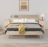 A bedroom scene with a bed, nightstands, and artwork. Anteprima dell’immagine prodotto
