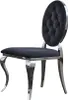 KAWOLA Stuhl LINDA Esszimmerstuhl Barock Velvet schwarz Produktbild-Vorschau 1