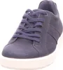 A close-up studio shot of a single blue sneaker against a white background. Produktbild-Vorschau