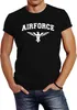 Neverless® Herren T-Shirt Airforce US Army Adler Militär Produktbild-Vorschau 1