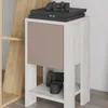 DECORTIE Ema Modern Nachttisch Schlafzimmermöbel,Antik Weiß Produktbild-Vorschau 5