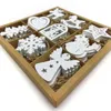 Holz Dekohänger 6 x 7cm Mix 54 Stück Anhänger Produktbild-Vorschau 2