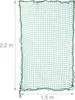 Relaxdays Anhängernetz, 1,5 x 2,2 m, mit 6 Haken, Produktbild-Vorschau 4