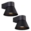 2er Set | Kyklop Cone | Wandleuchte | Schwarz Produktbild-Vorschau 1