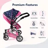 Bayer Chic 2000 Kombi-Puppenwagen Mika | 2in1 Buggy & Produktbild-Vorschau 8