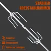 Jayseuw Set de brochettes en acier inoxydable 117 cm Pince Voir les images du produit 5