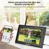 SecuFirst 2K Überwachungskamera Aussen Set mit Monitor,4X Produktbild-Vorschau 5