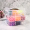 Großes Loom Bands Set 3000 Stück – Gummibänder für Produktbild-Vorschau 3
