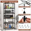 COSTWAY Wielopoziomowy metalowy regał do przechowywania, Podgląd zdjęcia produktu 6