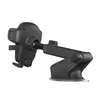 A black car phone mount with a suction cup base is shown against a white background. Produktbild-Vorschau