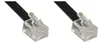 InLine 18848, 1 m, RJ12, RJ12, Čierna, Samec, Samec Náhľad obrázku produktu 4