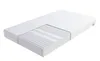 A white mattress is shown on a white background with a section cut away to reveal the foam layers. Produktbild-Vorschau