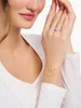 Bracciale con cuore di zirconi bianchi in argento Anteprima dell’immagine prodotto 3