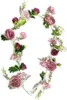 Pfingstrosen Girlande, Deko Blumen Künstlich, Kunstblumen Produktbild-Vorschau 4
