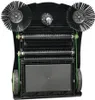 The underside of a floor sweeper machine, showing brushes, wheels, and a collection bin. Náhľad obrázku produktu