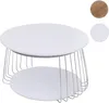Tavolino MCA HWC-P60, tavolino tavolino lounge, metallo MDF Anteprima dell’immagine prodotto 7