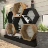 Skye Decor, Cicek - Nero, Rovere, libreria, nero, 120 x 109 Anteprima dell’immagine prodotto 2