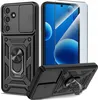 Hülle für Samsung A56 5G PANCERNE SLIDE RING CASE + GLAS 9H Produktbild-Vorschau 1
