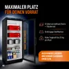 GastroHero Lagerkühlschrank ECO 600 Glastür Schwarz 562 Produktbild-Vorschau 4