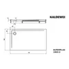 Kaldewei 386248043670 DW SUPERPLAN Mod.1862-2, 1000 x 1600, Produktbild-Vorschau 2