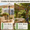 Solar Lichterkette Outdoor 9.5m 50 LEDs, Kristallkugeln, 8 Produktbild-Vorschau 3