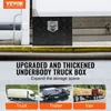 A black underbody truck box is shown attached to the side of a white vehicle, with text and smaller images of trucks, trailers, and vans below. Anteprima dell’immagine prodotto