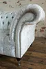 Chesterfield Sessel Fernseh Couch 1 Sitzer Sofa Textil Produktbild-Vorschau 6