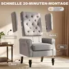 Křeslo HOMCOM 833-695GY - A Náhled obrázku produktu 12
