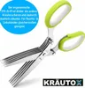 KRÄUTOX Kräuterschere 5 Klingen Edelstahl Kräutermesser mit Produktbild-Vorschau 6