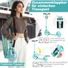 COSTWAY Scooter Roller klappbar, Tretroller Produktbild-Vorschau 4