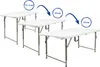 Harbor Housewares Höhenverstellbarer Klapptisch – 120 cm (4 Produktbild-Vorschau 4