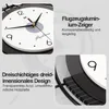 Moderne Minimalist Wanduhr, Lautlos ohne Ticks Nordischer Produktbild-Vorschau 3
