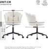 Flieks Bürostuhl ergonomisch, Stuhl drehbar Schminktisch, Produktbild-Vorschau 7