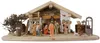 Wundervolle Weihnachtskrippe Neunhof inkl. 12-tlg. Produktbild-Vorschau 1